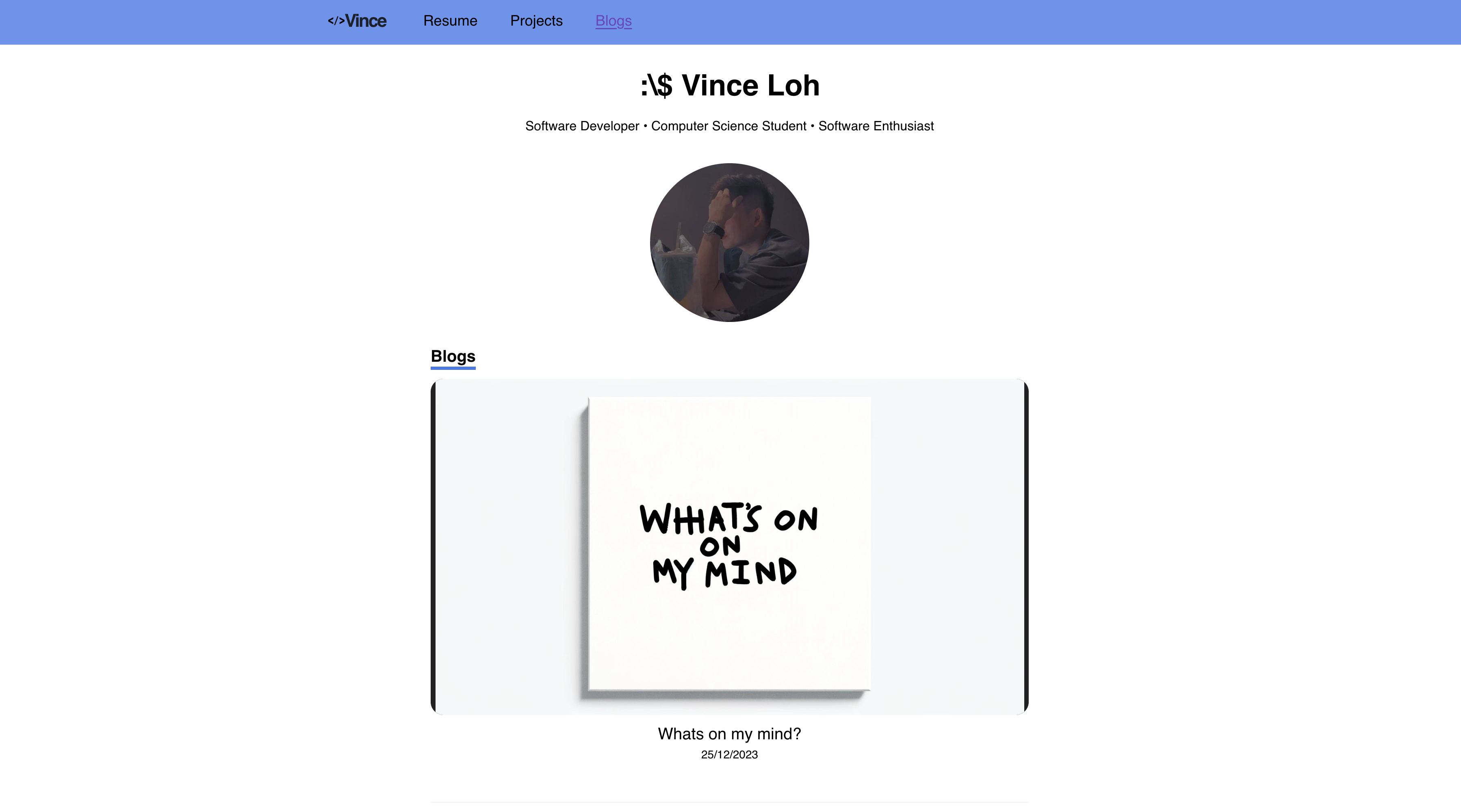 Blog Page